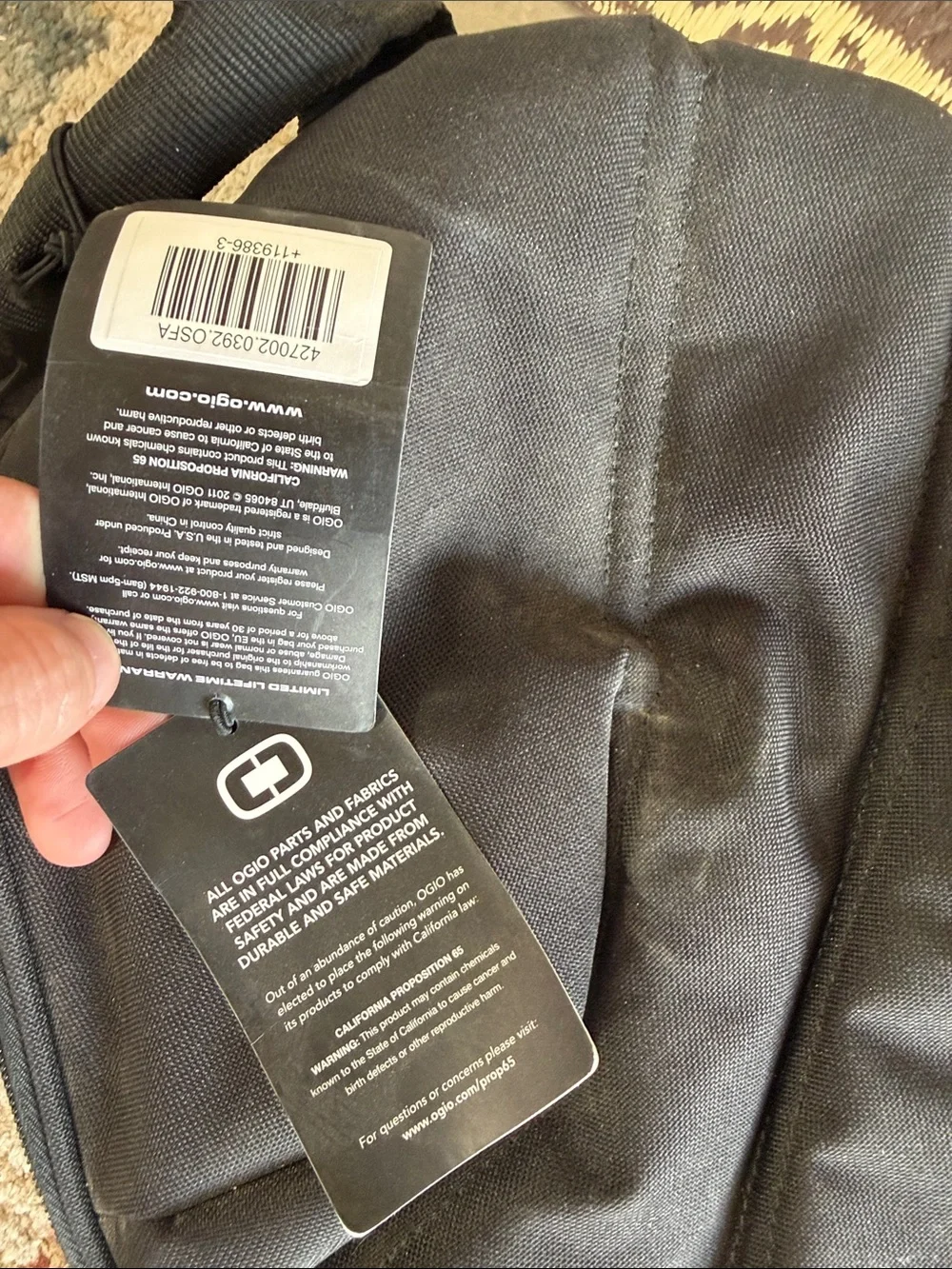 OGIO branded padded
